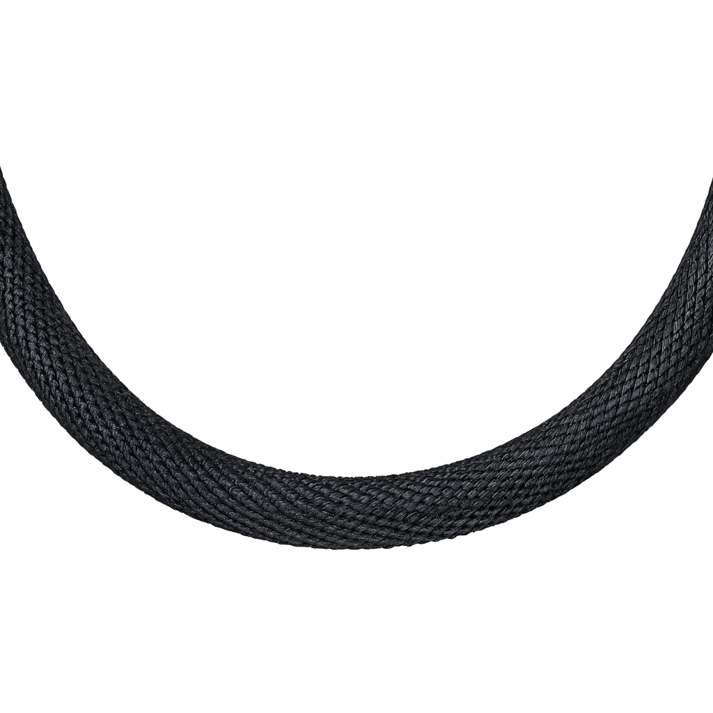 USB-C Cable | Short Type-C to Type-C Cable, Nylon Braided, 25cm, Black