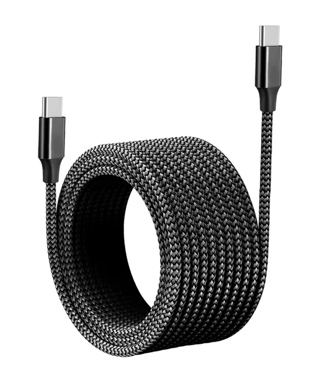 USB-C Cable | 60W PD Fast Charging Cable, Type-C to Type-C, Nylon Braided, 2M
